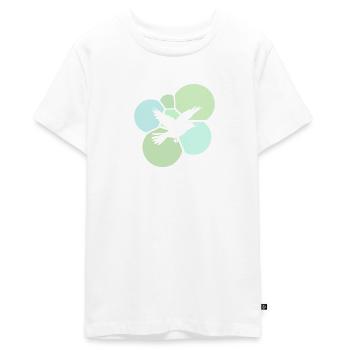 Tier Birds Tier - Teenager Premium Bio T-Shirt - Weiß - Vorne - AI Model Teenager Male light (155cm)