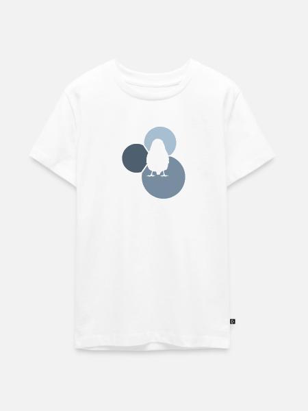 Vogel Fliegen Vogel Abbildung - Teenager Premium Bio T-Shirt - Weiß