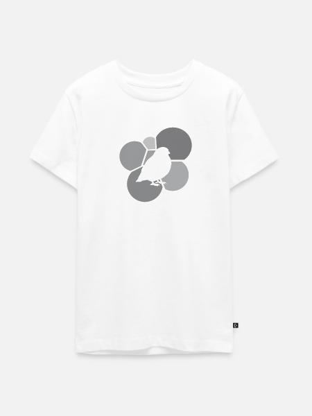 Vogel Flügel Flug Abbildung - Teenager Premium Bio T-Shirt - Weiß