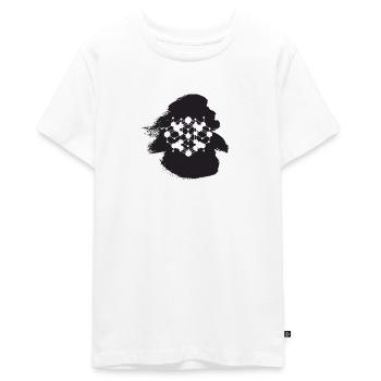 Cryptowährung Kryptowährung Blockchain - Teenager Premium Bio T-Shirt - Weiß - Vorne - AI Model Teenager Male light (155cm)