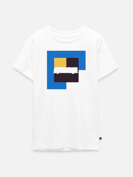Busfahrer Transport Busfahren - Teenager Premium Bio T-Shirt - Weiß