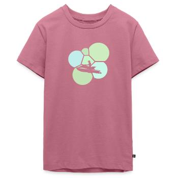 Water Sports Boat - Teenager Premium Organic T-Shirt - mauve - Front - AI Model Teenager Male light (155cm)