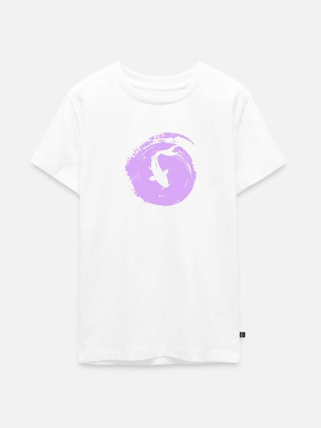 Koi Fischen Fisch - Teenager Premium Bio T-Shirt - Weiß