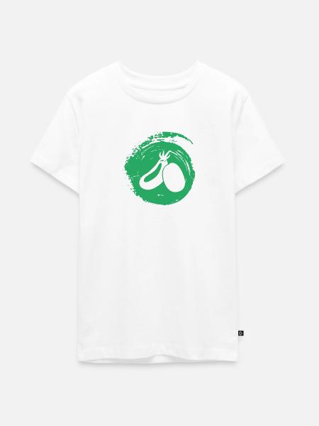Vegan Speise Veganerin - Teenager Premium Bio T-Shirt - Weiß