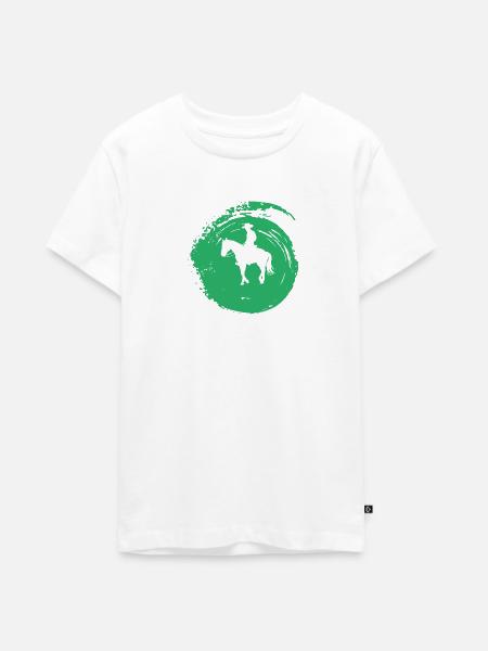 Western Sattel Ranch - Teenager Premium Bio T-Shirt - Weiß