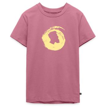 Barbe, Moustache, Poils du visage - T-shirt Premium bio Ado - mauve - Devant - AI Model Teenager Male light (155cm)