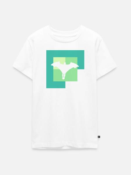 Wingsuit Gleiten - Teenager Premium Bio T-Shirt - Weiß