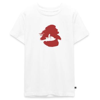 Sports nautiques Wakeskate - T-shirt Premium bio Ado - blanc - Devant - AI Model Teenager Male light (155cm)