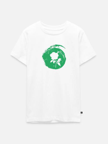 Floristik - Teenager Premium Bio T-Shirt - Weiß
