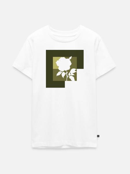 Floristik Gießkanne - Teenager Premium Bio T-Shirt - Weiß