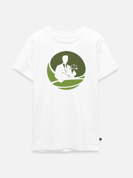 Gericht Behandlung Versicherung - Teenager Premium Bio T-Shirt - Weiß