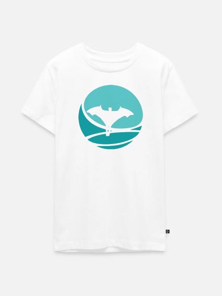 Wingsuit Gleiter - Teenager Premium Bio T-Shirt - Weiß