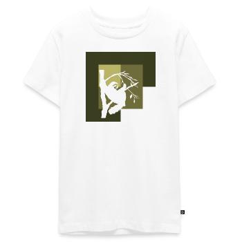 Rest Faultier Entspannen - Teenager Premium Bio T-Shirt - Weiß - Vorne - AI Model Teenager Male light (155cm)