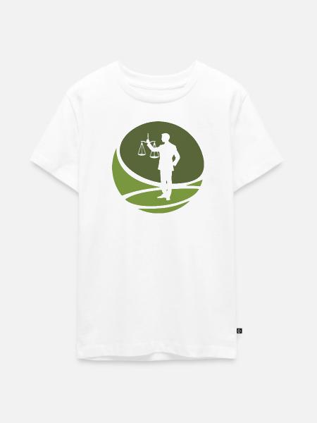 Richter Recht - Teenager Premium Bio T-Shirt - Weiß