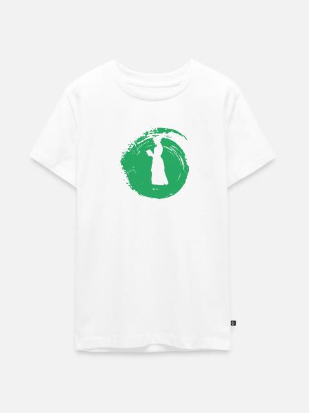 Leseratte Roman Literatur - Teenager Premium Bio T-Shirt - Weiß