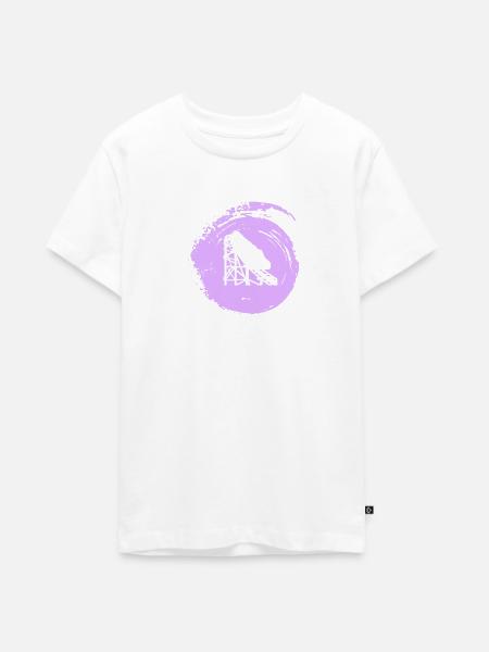 Riesenrad Kirmes Lukas - Teenager Premium Bio T-Shirt - Weiß