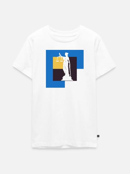 Gericht Versicherung - Teenager Premium Bio T-Shirt - Weiß