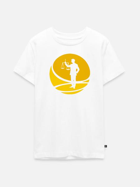 Richter Absatz Versicherung - Teenager Premium Bio T-Shirt - Weiß