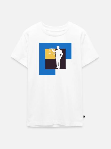 Anwalt Behandlung Versicherung - Teenager Premium Bio T-Shirt - Weiß