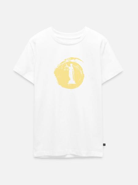 Richter Behandlung Versicherung - Teenager Premium Bio T-Shirt - Weiß