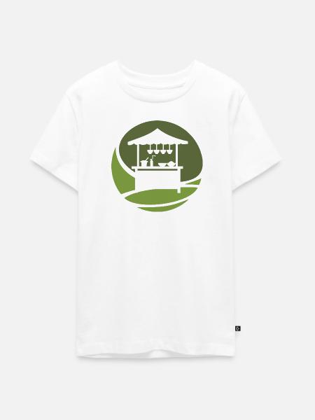 Imbisswagen Fast Food - Teenager Premium Bio T-Shirt - Weiß
