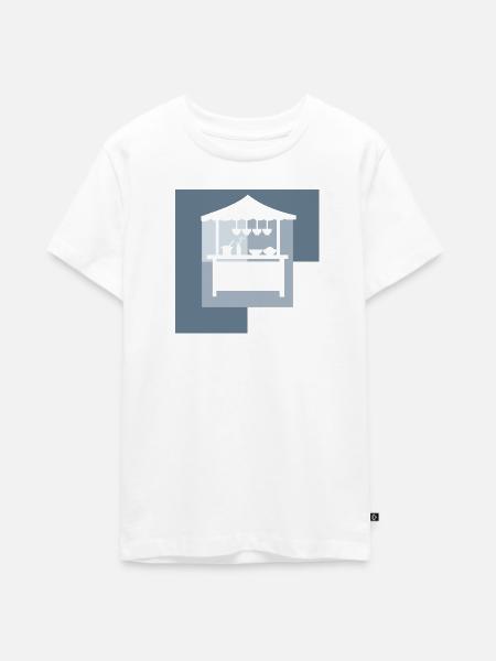 Imbisswagen Imbiss - Teenager Premium Bio T-Shirt - Weiß