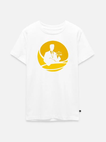 Recht - Teenager Premium Bio T-Shirt - Weiß