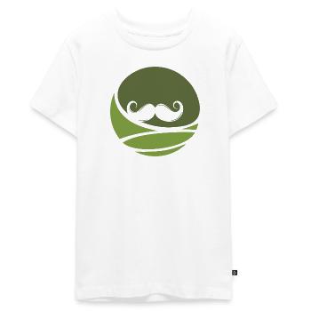 Gesichtsbehaarung Bart Sir - Teenager Premium Bio T-Shirt - Weiß - Vorne - AI Model Teenager Male light (155cm)