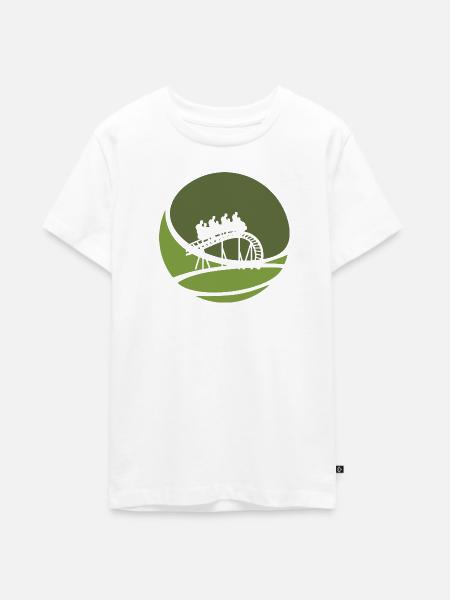 Riesenrad Kirmes - Teenager Premium Bio T-Shirt - Weiß