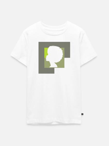 Soul Afro 70s - Teenager Premium Bio T-Shirt - Weiß