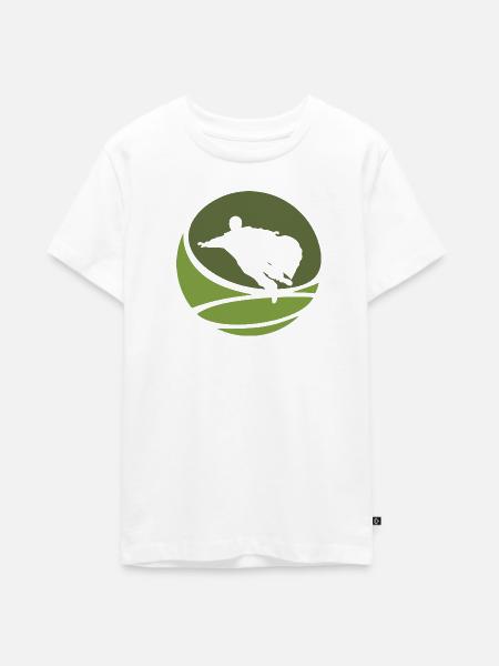 Wingsuit Anzug Gleiter - Teenager Premium Bio T-Shirt - Weiß
