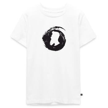 Schnurrbart Sir November - Teenager Premium Bio T-Shirt - Weiß - Vorne - AI Model Teenager Male light (155cm)