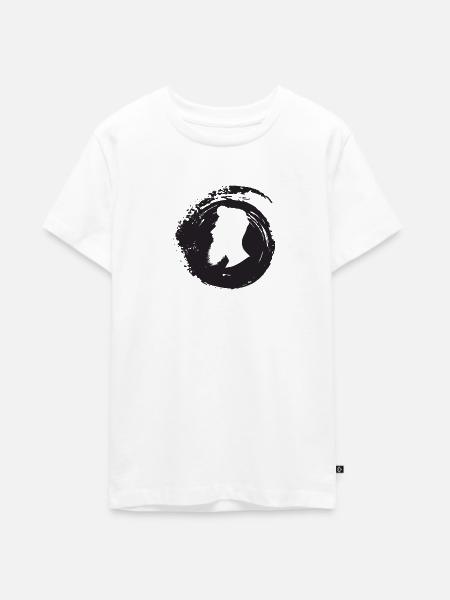 Schnurrbart Sir November - Teenager Premium Bio T-Shirt - Weiß
