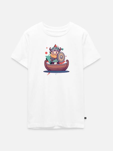 Wikinger Germanen Thor - Teenager Premium Bio T-Shirt - Weiß