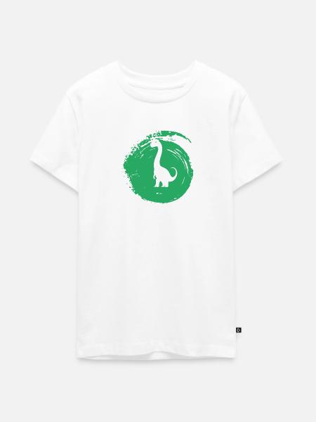 Dinosaurs Rex Reptil - Teenager Premium Bio T-Shirt - Weiß