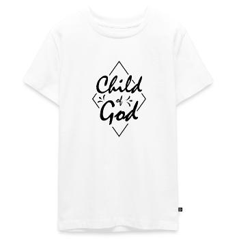 Kind Gottes - Christlich - Teenager Premium Bio T-Shirt - Weiß - Vorne - AI Model Teenager Male light (155cm)
