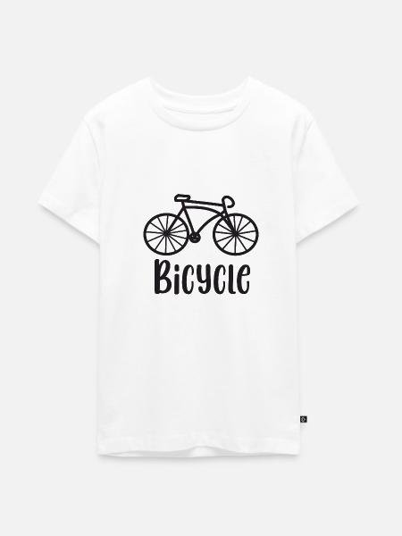 Bicycle - Teenager Premium Bio T-Shirt - Weiß