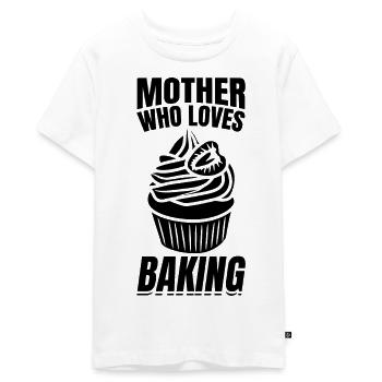 Mère boulangère - T-shirt Premium bio Ado - blanc - Devant - AI Model Teenager Male light (155cm)