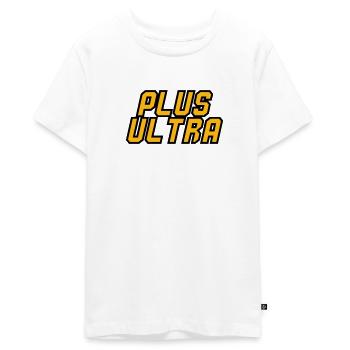 Plus Ultra - T-shirt Premium bio Ado - blanc - Devant - AI Model Teenager Male light (155cm)