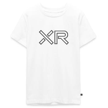XR - Teenager Premium Organic T-Shirt - white - Front - AI Model Teenager Male light (155cm)