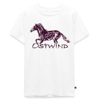 OSTWIND Aufbruch Nach Ora Ostwind Im Galopp - Teenager Premium Bio T-Shirt - Weiß - Vorne - AI Model Teenager Male light (155cm)