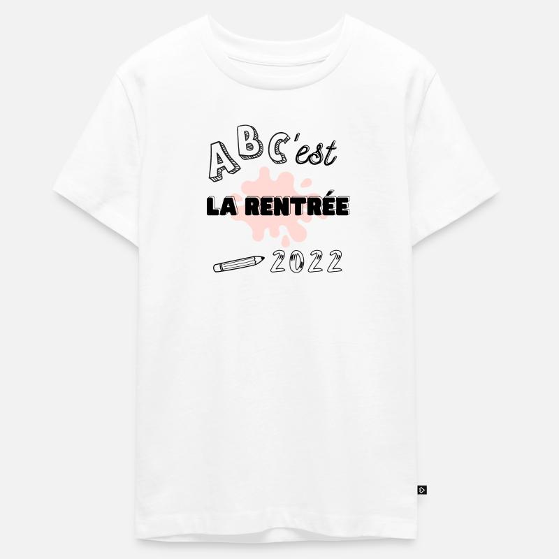 C'est la rentrée - T-shirt Premium bio Ado - blanc