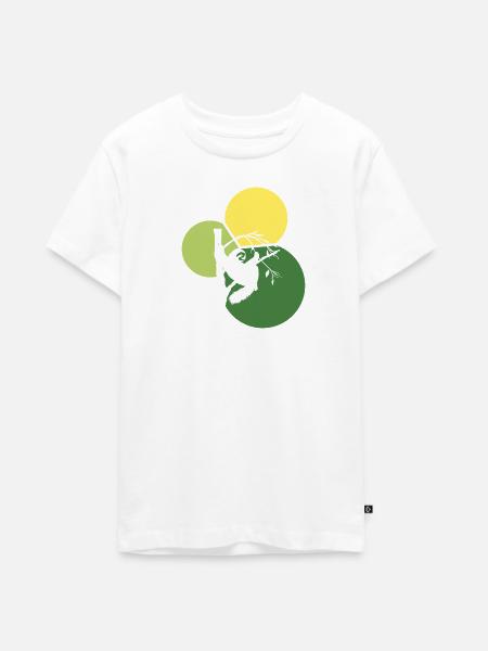 Faultier Entspannen - Teenager Premium Bio T-Shirt - Weiß