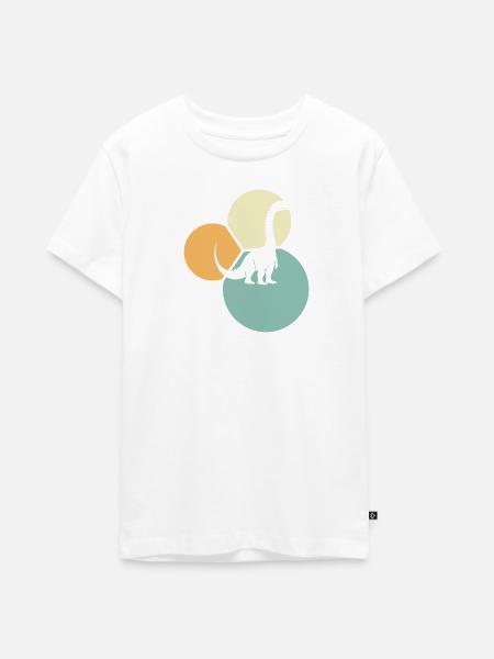 Urzeit Rex Dinosaurier - Teenager Premium Bio T-Shirt - Weiß