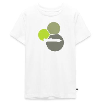 Driften Rennwagen Renner - Teenager Premium Bio T-Shirt - Weiß - Vorne - AI Model Teenager Male light (155cm)