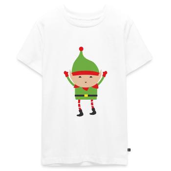 Elfen - Teenager Premium Bio T-Shirt - Weiß - Vorne - AI Model Teenager Male light (155cm)