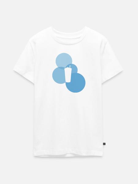 Bubble Bubble Tea Bubbletee - Teenager Premium Bio T-Shirt - Weiß