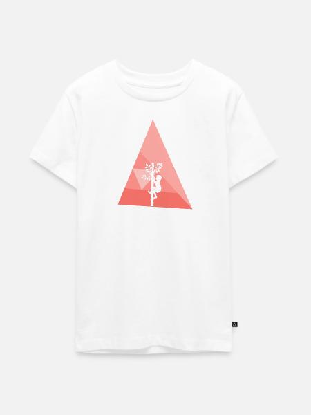 Kletterer Ausrüstung - Teenager Premium Bio T-Shirt - Weiß
