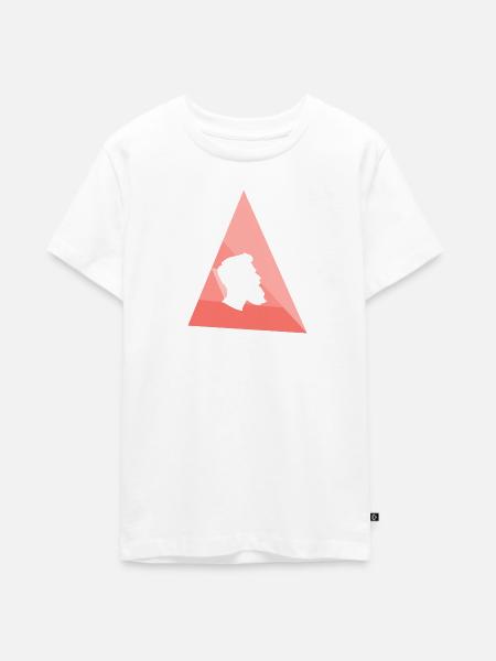 Gesichtsbehaarung Bart Schnurrbart - Teenager Premium Bio T-Shirt - Weiß