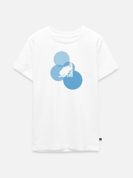 Riesenrad Lukas - Teenager Premium Bio T-Shirt - Weiß